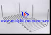 U shaped molybdenum rod